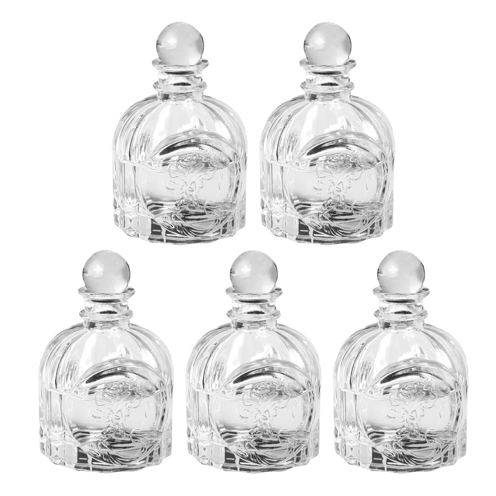 Perfume Home Fragrance - 5Set Botol Parfum Transparan Gaya Prancis,