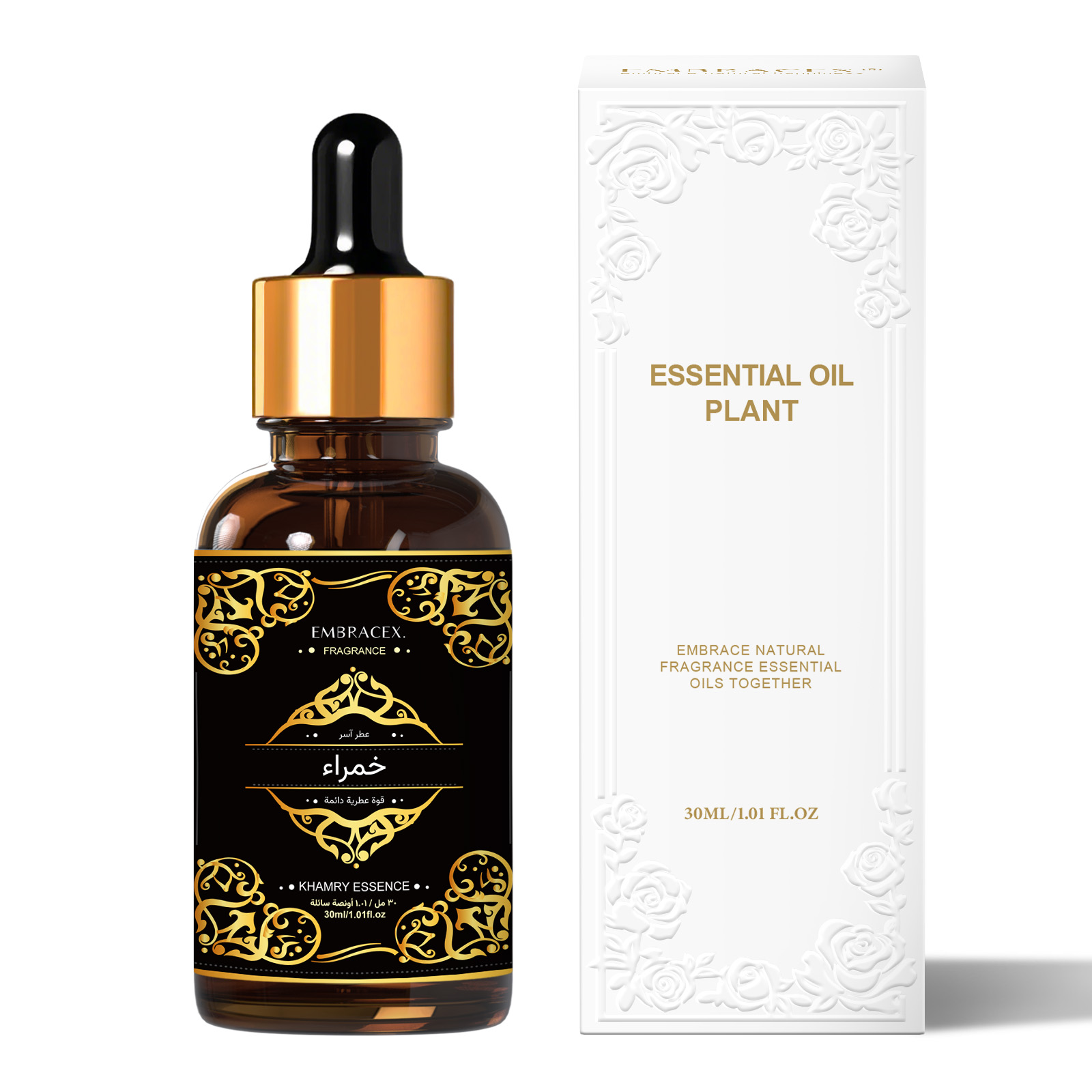 Sandalwood Perfume Oil - 30ml Minyak Esensial Khamry Essence خمراء