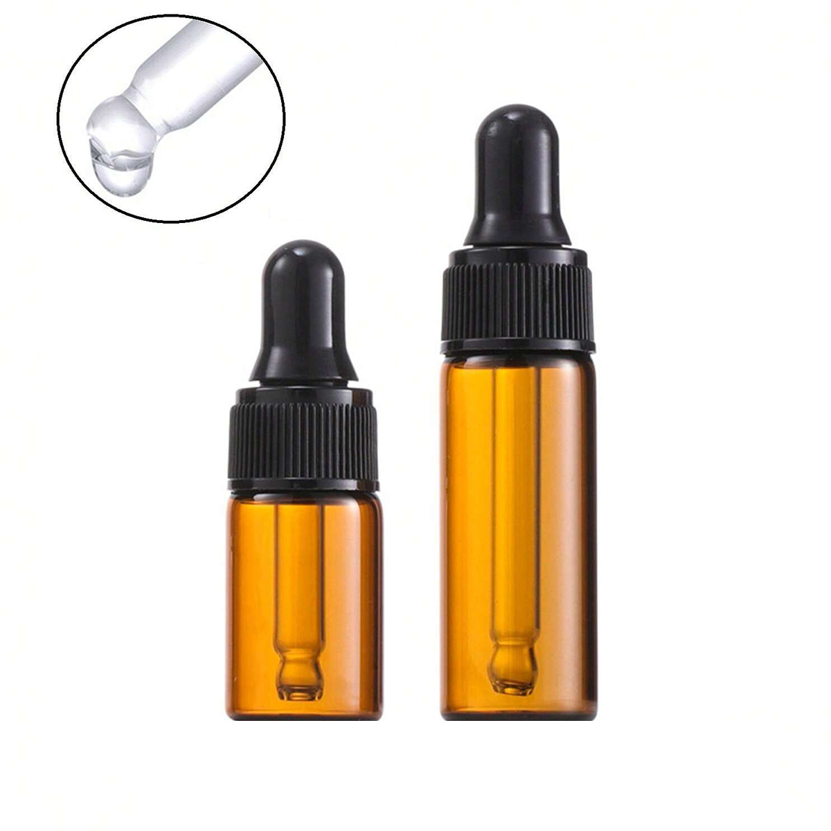 Perfume Fragrance Gallon - 10 Buah Botol Penetes Kaca Amber