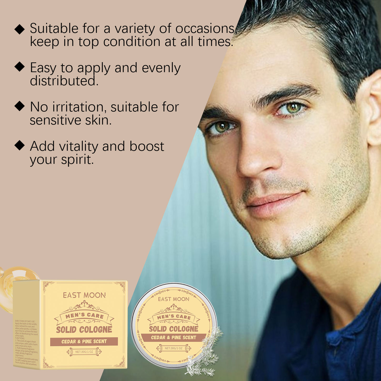 Cedar Wood Men's Solid Cologne - Perfume Fragrance List ulasan dan harga