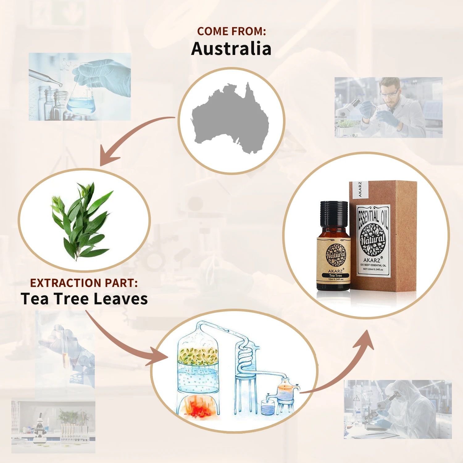 AKARZ Minyak Esensial Pohon Te - Sandalwood Perfume Oil ulasan dan harga