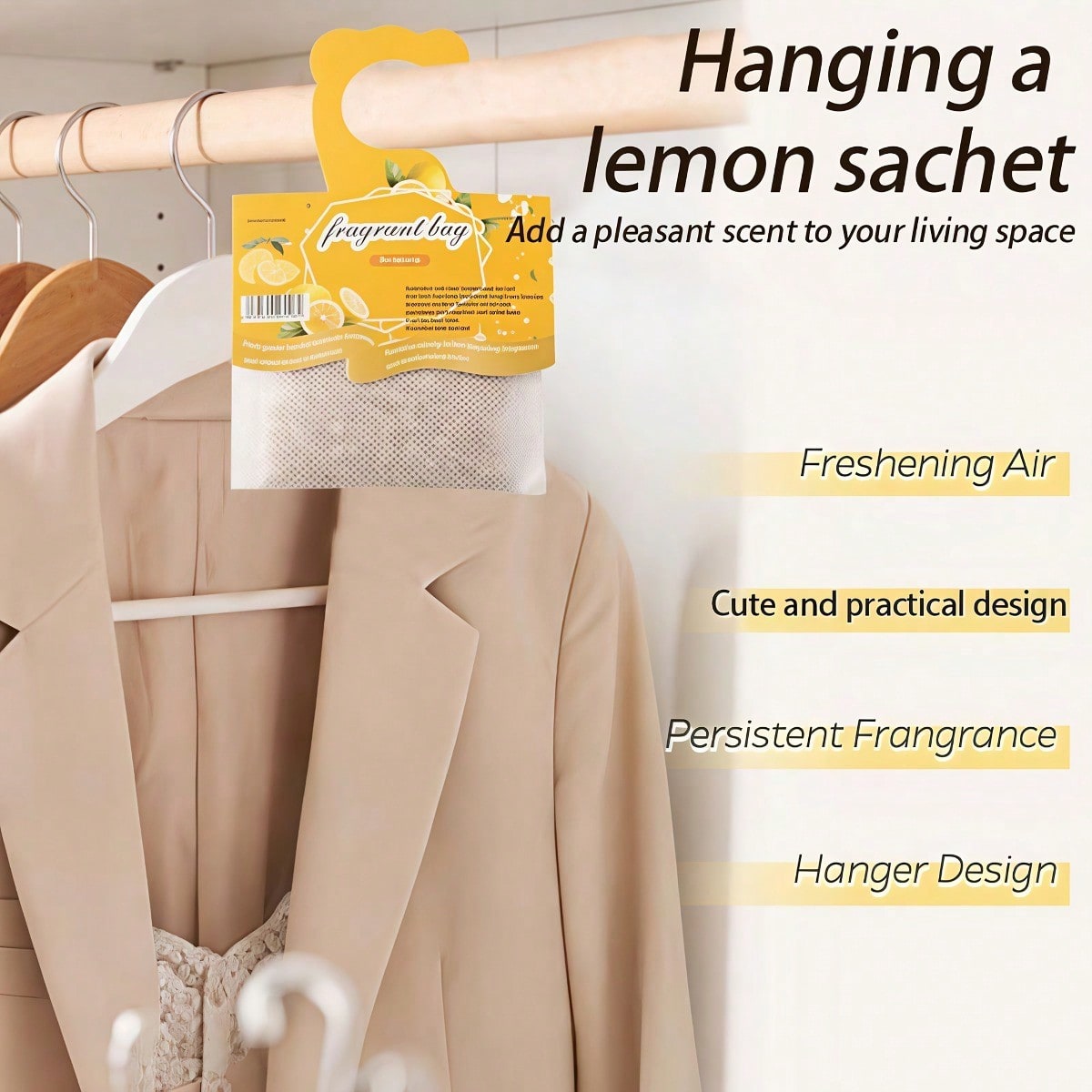 Kantong Pewangi Lemon Gantung, - Perfume Home Fragrance ulasan dan harga